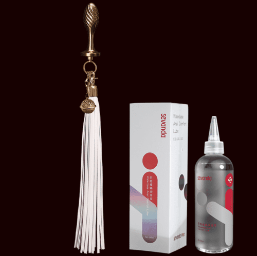 【Bondage】Anal plug and lash - Lunarlulu