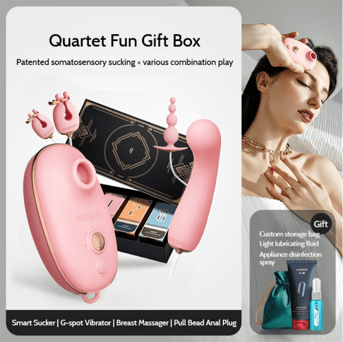 【Vibrators】Massager Quartet Gift Box Set - Lunarlulu