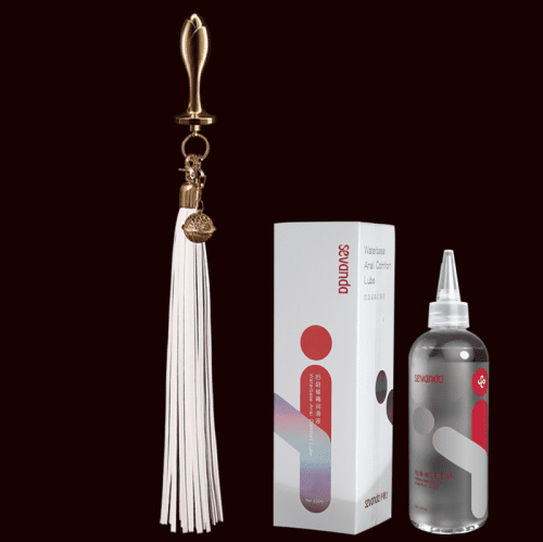 【Bondage】Anal plug and lash - Lunarlulu