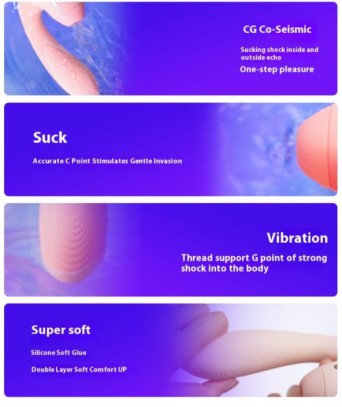 【Vibrator】Vibrating Clitioral Sucker Powerful Handheld Personal Massage Gift for Her - Lunarlulu