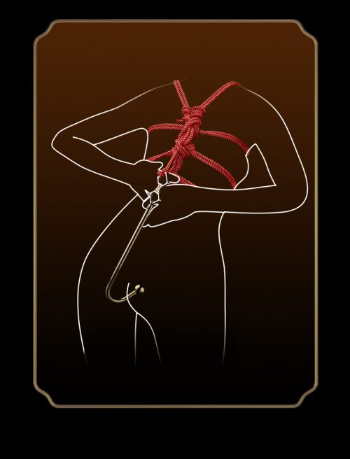【Bondage】Half moon hook anal hook - Lunarlulu
