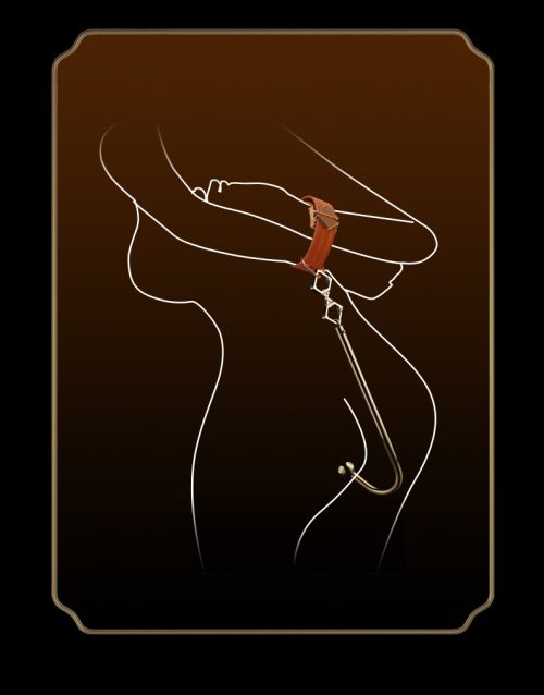 【Bondage】Half moon hook anal hook - Lunarlulu