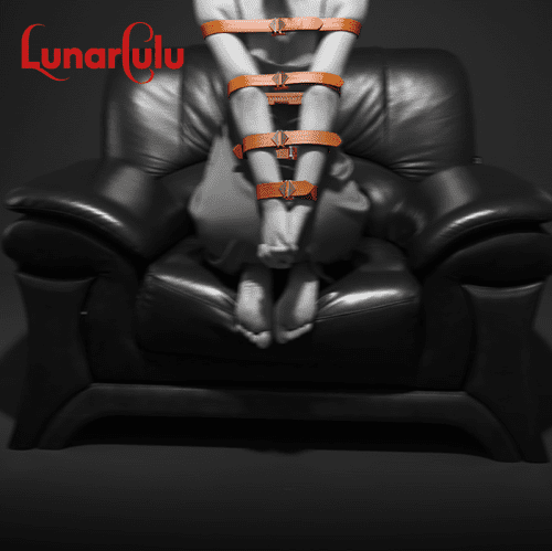 【Bondage】Belt cross with buckle set - Lunarlulu