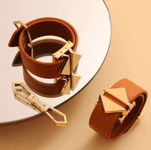 【Bondage】Belt cross with buckle set - Lunarlulu