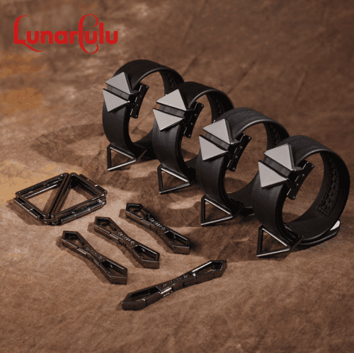 【Bondage】Belt cross with buckle set - Lunarlulu