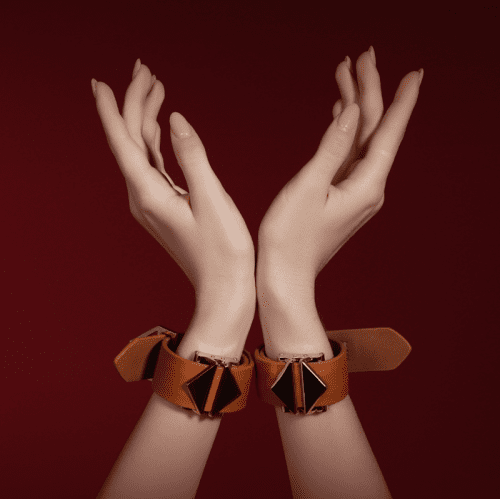 【Bondage】Belt cross with buckle set - Lunarlulu
