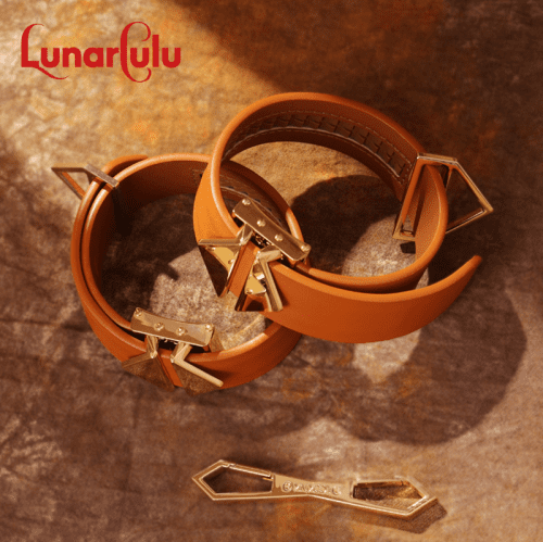 【Bondage】Belt cross with buckle set - Lunarlulu