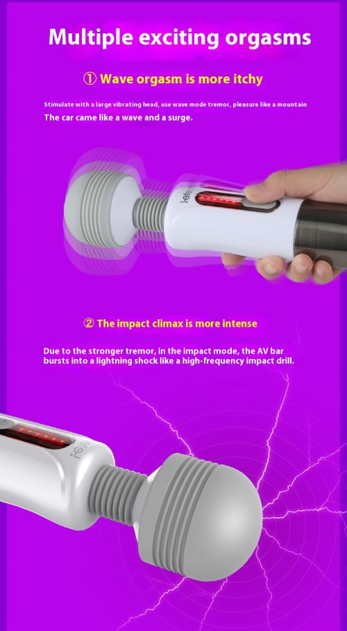 【Vibrator】 Vibrator Wand for Women Quiet Vibrating Dildo for Sexual Pleasure - Lunarlulu