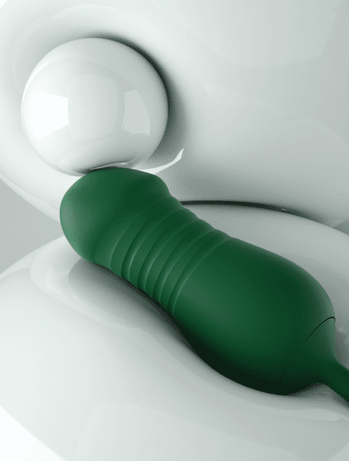 【Vibrator】Teasing Egg Vibrator – Licking, Thrusting, Suction, 9×Vibe, 360° Motion, Rechargeable - Lunarlulu