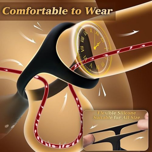 【Prostate Massager】App-Controlled Prostate Massager with Thrusting Lock Ring – Anal Plug & Vibrator Combo - Lunarlulu