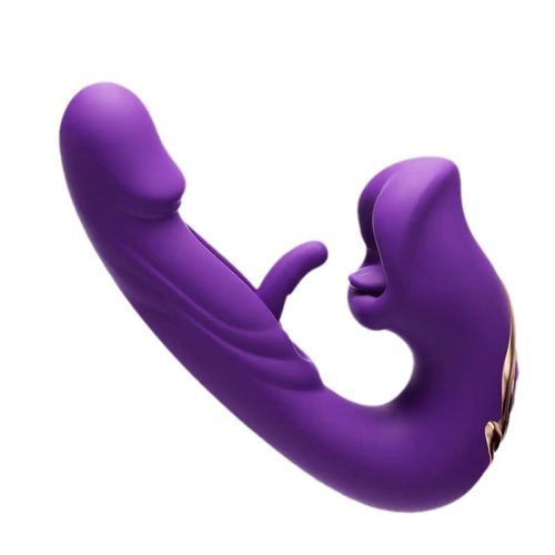 【Vibrator】3-in-1 Tongue Licking G-Spot Vibrator - Lunarlulu