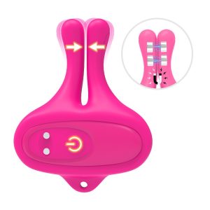 【Vibrator】Magnetic Bunny Ear Vibrating Nipple Clamps - Lunarlulu-lulu dolls