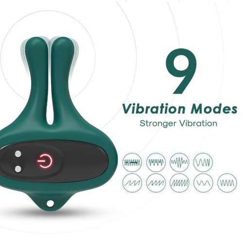 【Vibrator】Magnetic Bunny Ear Vibrating Nipple Clamps - Lunarlulu
