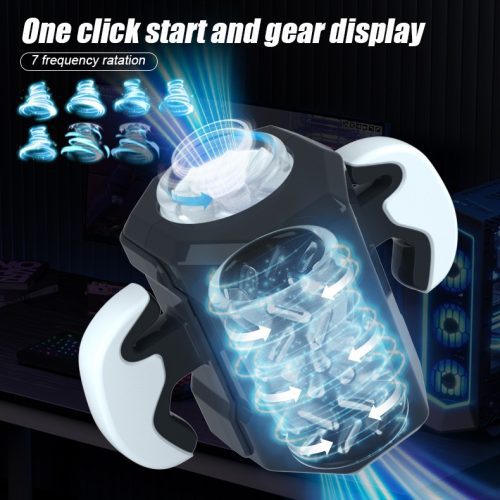 【Masturbator】Automatic Rotating Male Masturbator – Dual-Channel Waterproof Trainer - Lunarlulu