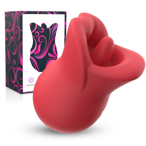 【Vibrator】10-Mode Oral Licking & Biting Vibrator – Rotating Tongue Stimulator - Lunarlulu