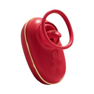 Teasing Egg Vibrator – Licking, Thrusting, Suction, 9×Vibe, 360° Motion, Rechargeable - Lunarlulu-lulu dolls