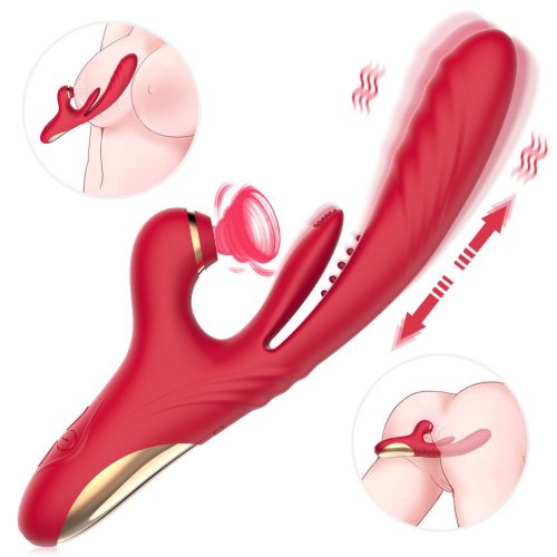 【Vibrator】Suction & Vibration Wand – Licking, Slapping, Thrusting, 7×Modes - Lunarlulu