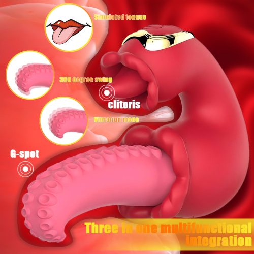 【Vibrator】Realistic Licking Vibrator – Thrust, Vibe, Soft & Stimulating - Lunarlulu