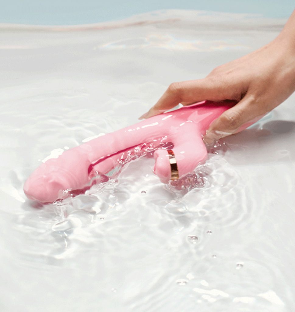 【Vibrator】Licking & Thrusting Vibrator – 3-in-1 C/G/A Stimulation - Lunarlulu-lulu dolls