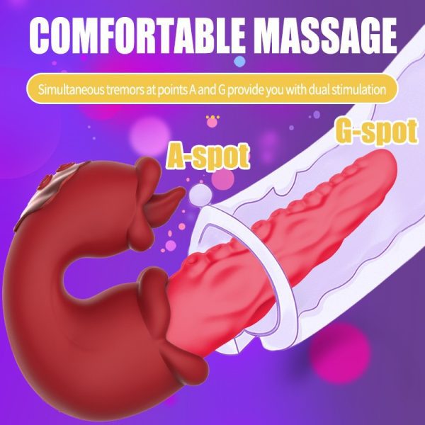 【Vibrator】Realistic Licking Vibrator – Thrust, Vibe, Soft & Stimulating - Lunarlulu