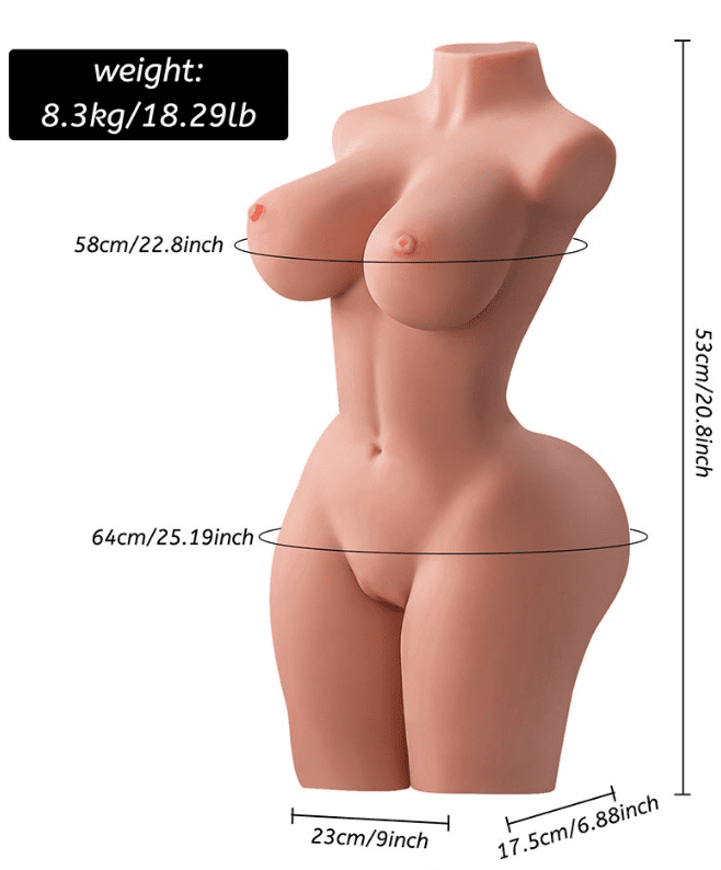 【Sex Dolls】Sex Doll Torso and Brown Skin Color Sex Doll Torso - Lunarlulu-lulu dolls